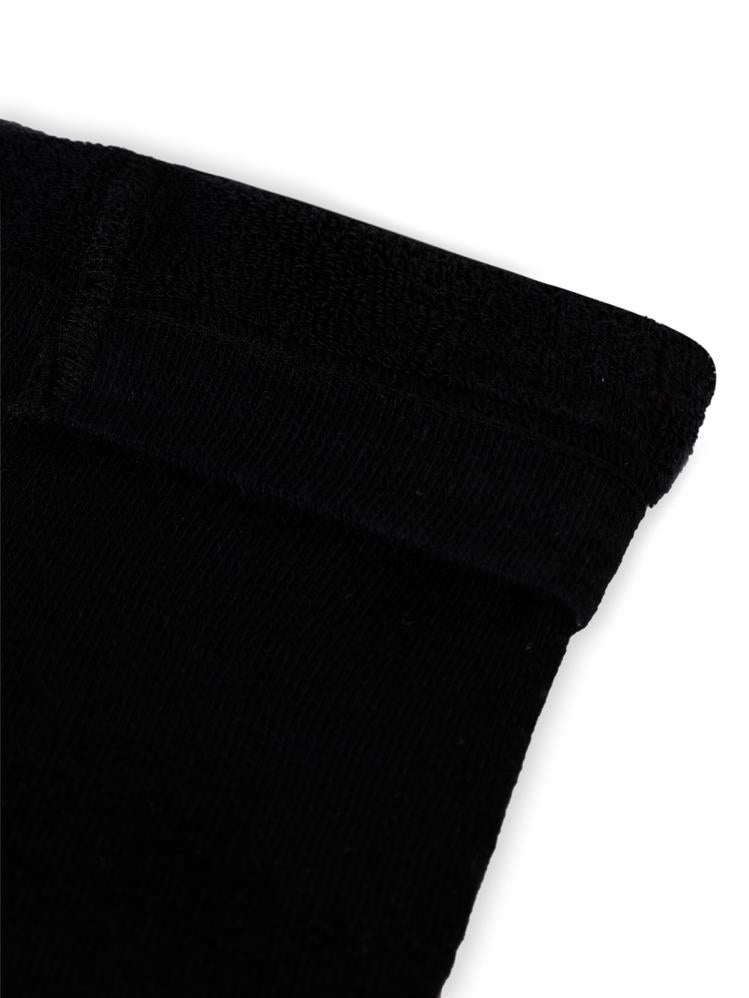 Civil Girls Basic Düz Havlu 2-12 Yaş Kız Külotlu Çorap - Siyah