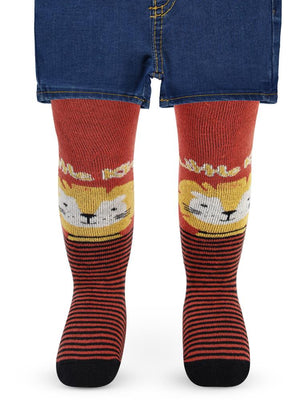 Civil Baby Tiger Havlu 6-18 Ay Bebek Erkek Külotlu Çorap - Turuncu