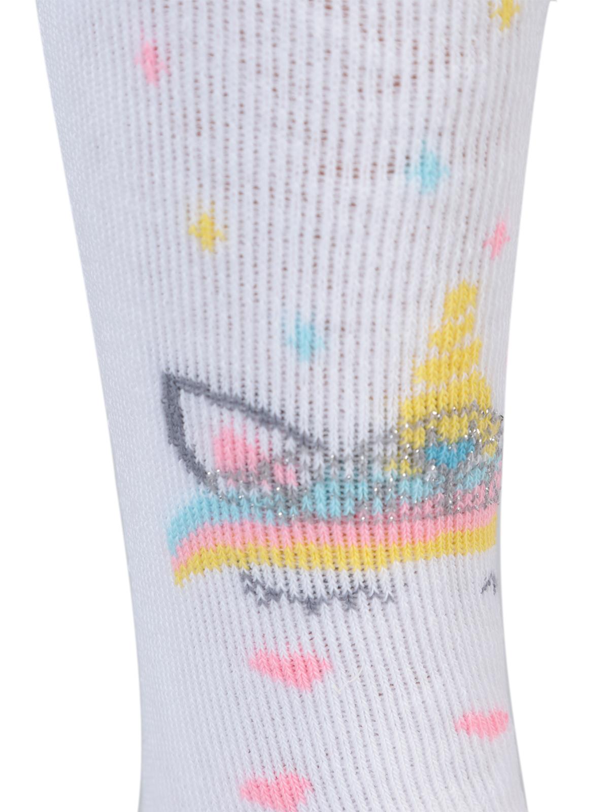 Civil Baby Havlu Unicorn 6-18 Ay Bebek Kız Külotlu Çorap - Beyaz