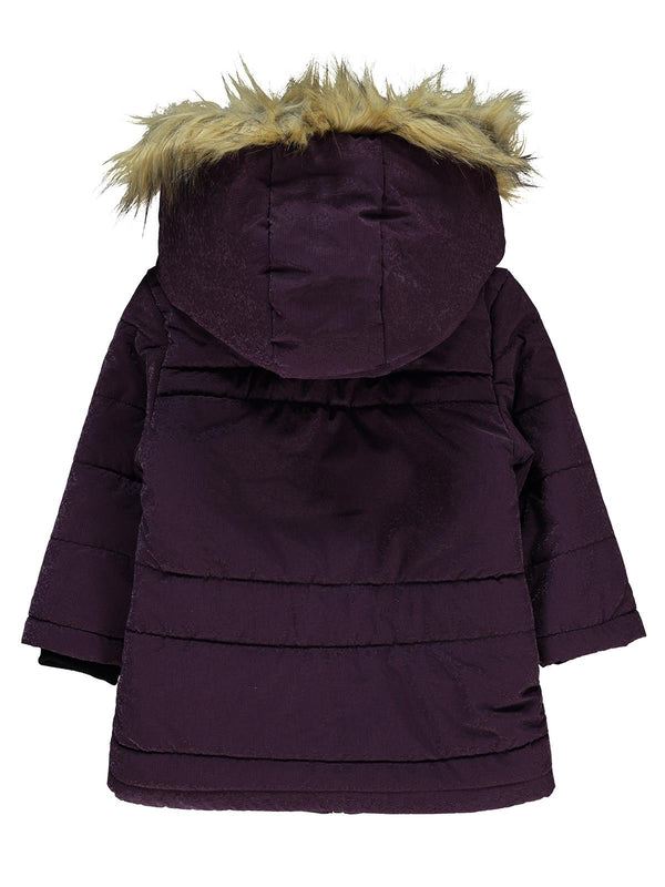 Civil Girls Damla Desenli 2-5 Yaş Mont - Lila