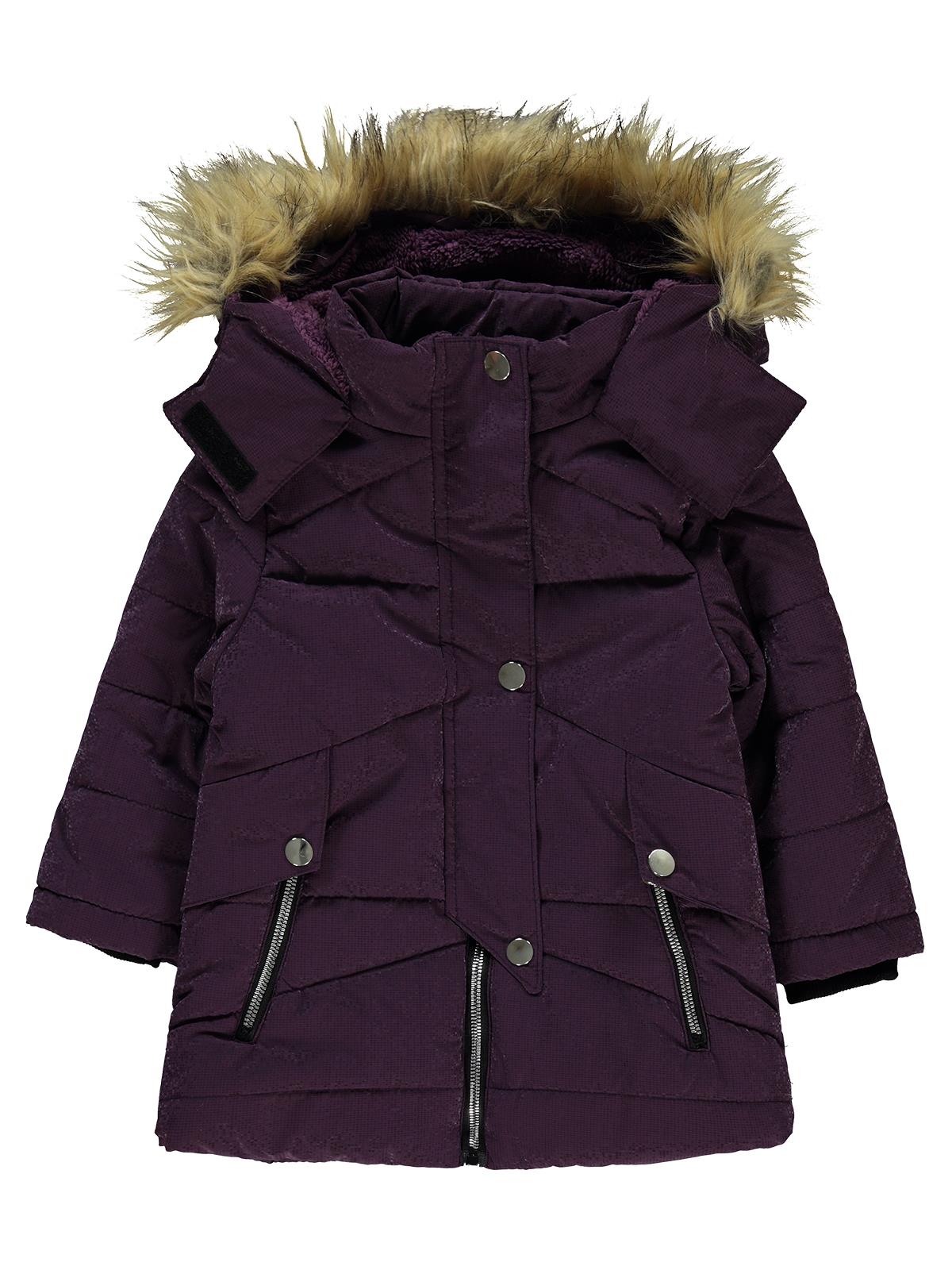 Civil Girls Damla Desenli 2-5 Yaş Mont - Lila