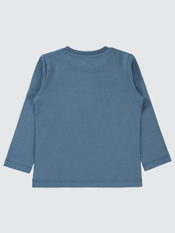 Civil Boys Space İs Great Baskılı 2-5 Yaş Sweatshirt - Mavi