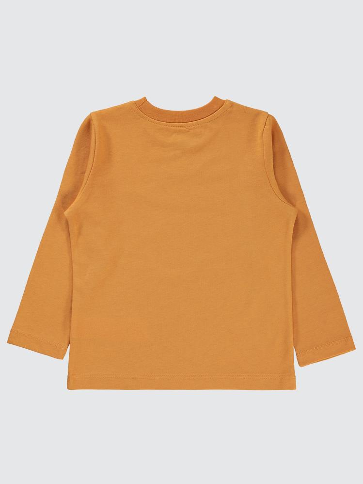 Civil Boys Space İs Great Baskılı 2-5 Yaş Sweatshirt - Turuncu