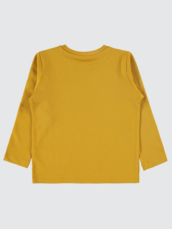 Civil Boys Astronaut Baskılı 2-5 Yaş Sweatshirt - Hardal