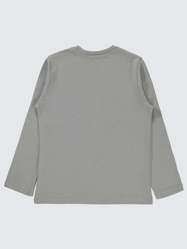 Civil Boys Tokyo Baskılı 6-9 Yaş Sweatshirt - Gri