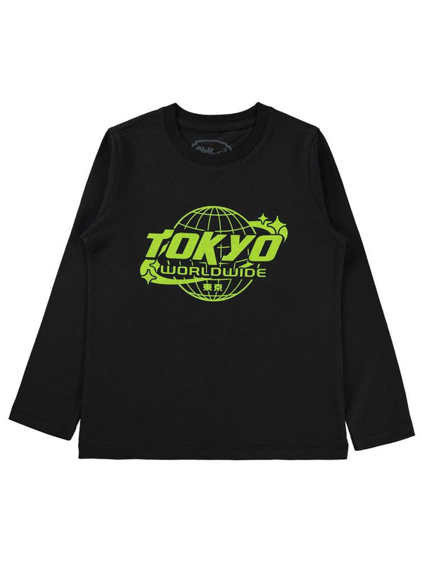 Civil Boys Tokyo Baskılı 6-9 Yaş Sweatshirt - Siyah