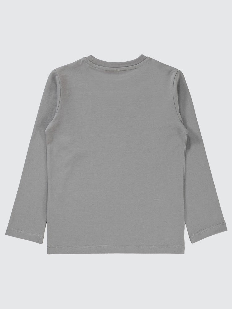 Civil Boys Urban Baskılı 6-9 Yaş Sweatshirt - Gri