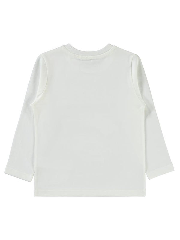 Civil Boys Race Baskı 2-5 Yaş Sweat - Ekru