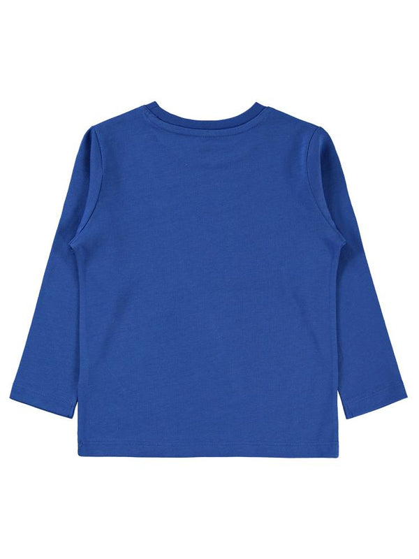 Civil Boys Race Baskı 2-5 Yaş Sweat - Mavi