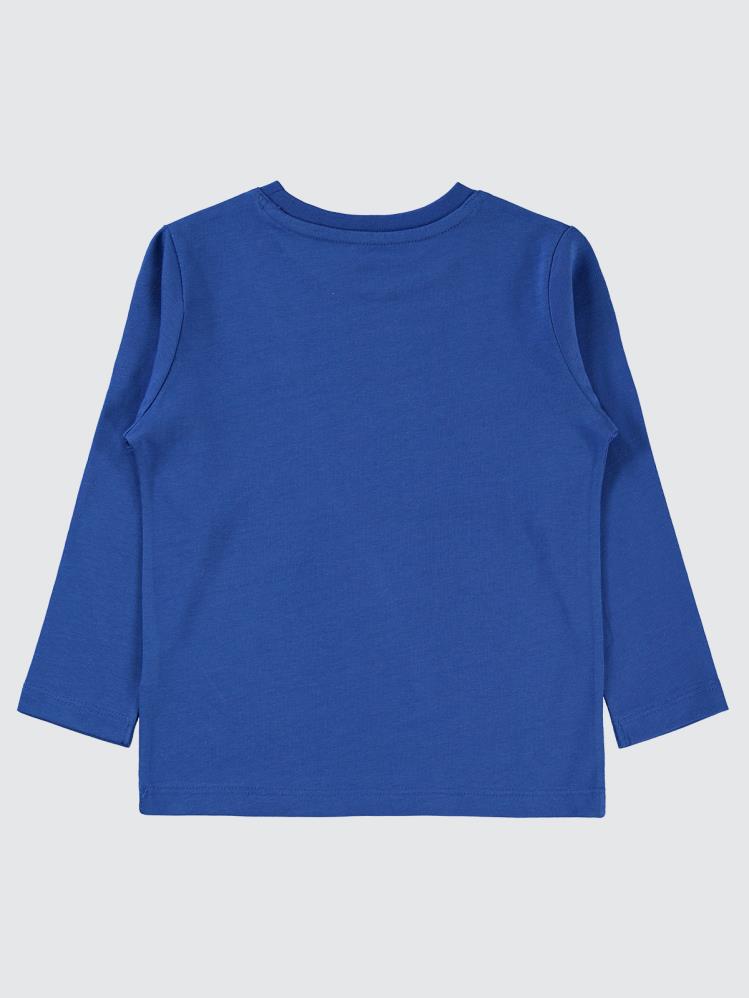 Civil Boys Race Baskı 2-5 Yaş Sweat - Mavi