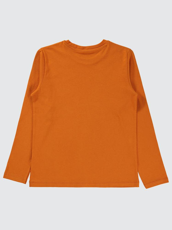 Civil Boys Mountain Baskılı 10-13 Yaş Sweatshirt - Turuncu