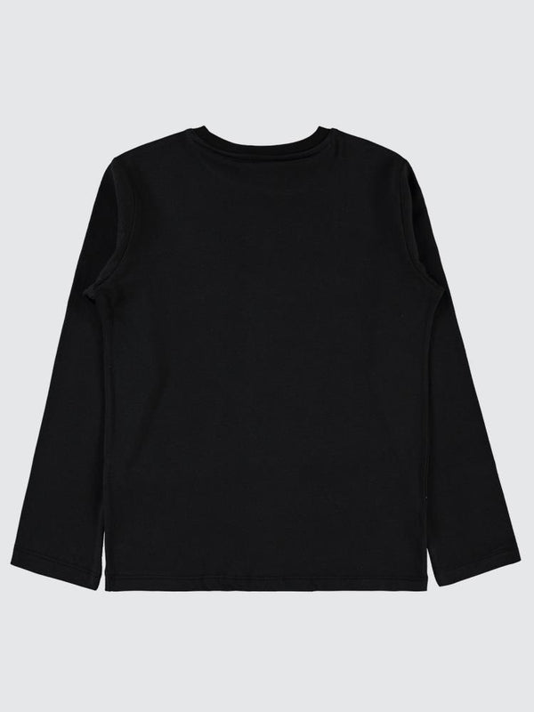 Civil Boys Champıon Baskılı 10-13 Yaş Sweatshirt - Siyah