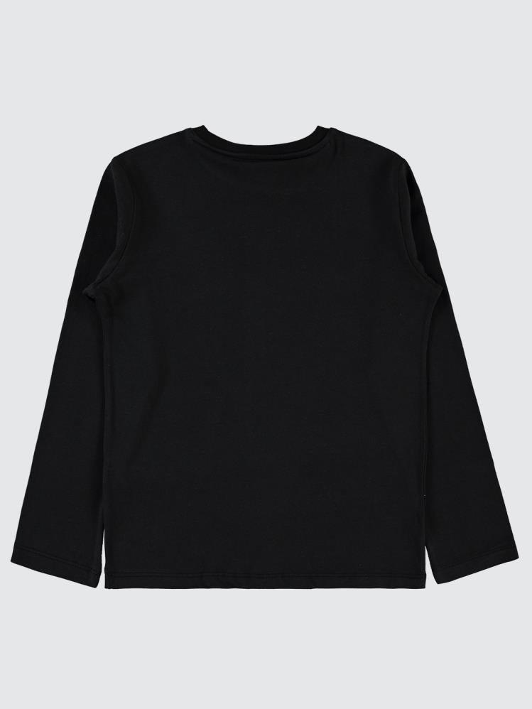 Civil Boys Champıon Baskılı 10-13 Yaş Sweatshirt - Siyah