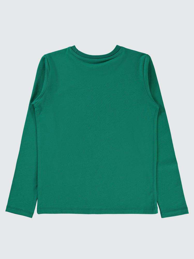 Civil Boys 96 Baskılı 10-13 Yaş Sweatshirt - Yeşil