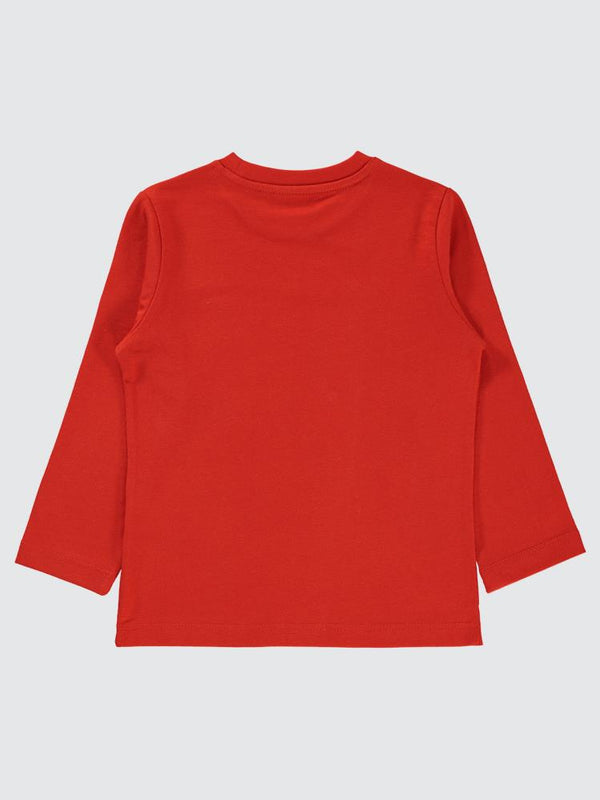 Civil Boys Street Gamer Baskılı 2-5 Yaş Sweatshirt - Kırmızı