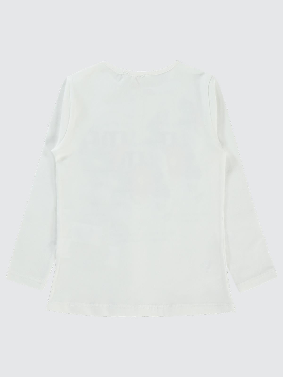 Civil Girls Beautiful Baskılı 2-5 Yaş Sweatshirt - Ekru