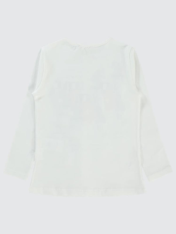 Civil Girls Beautiful Baskılı 2-5 Yaş Sweatshirt - Ekru