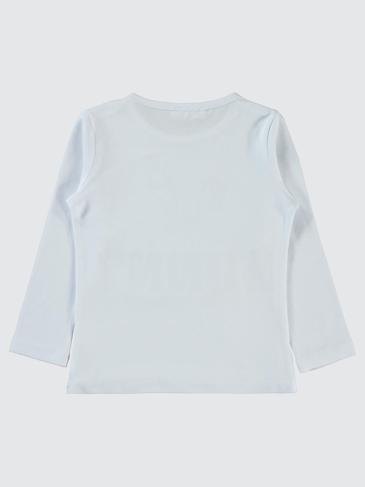 Civil Girls Bunny Baskılı 2-5 Yaş Sweatshirt - Beyaz