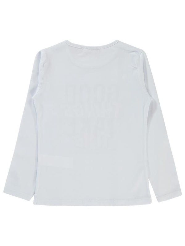 Civil Girls Good Things Baskılı 6-9 Yaş Sweatshirt - Beyaz