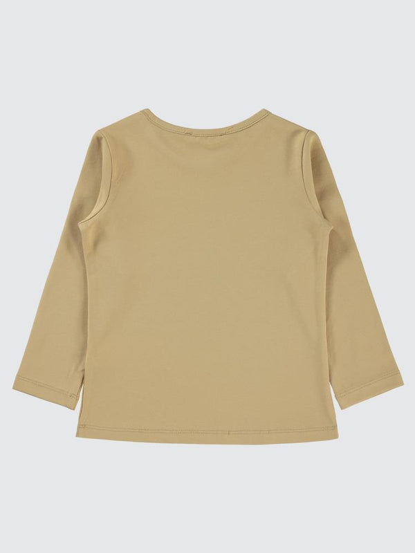 Civil Girls Basic 2-5 Yaş Sweatshirt - Bej