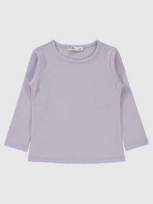 Civil Girls Basic 2-5 Yaş Sweatshirt - Lila