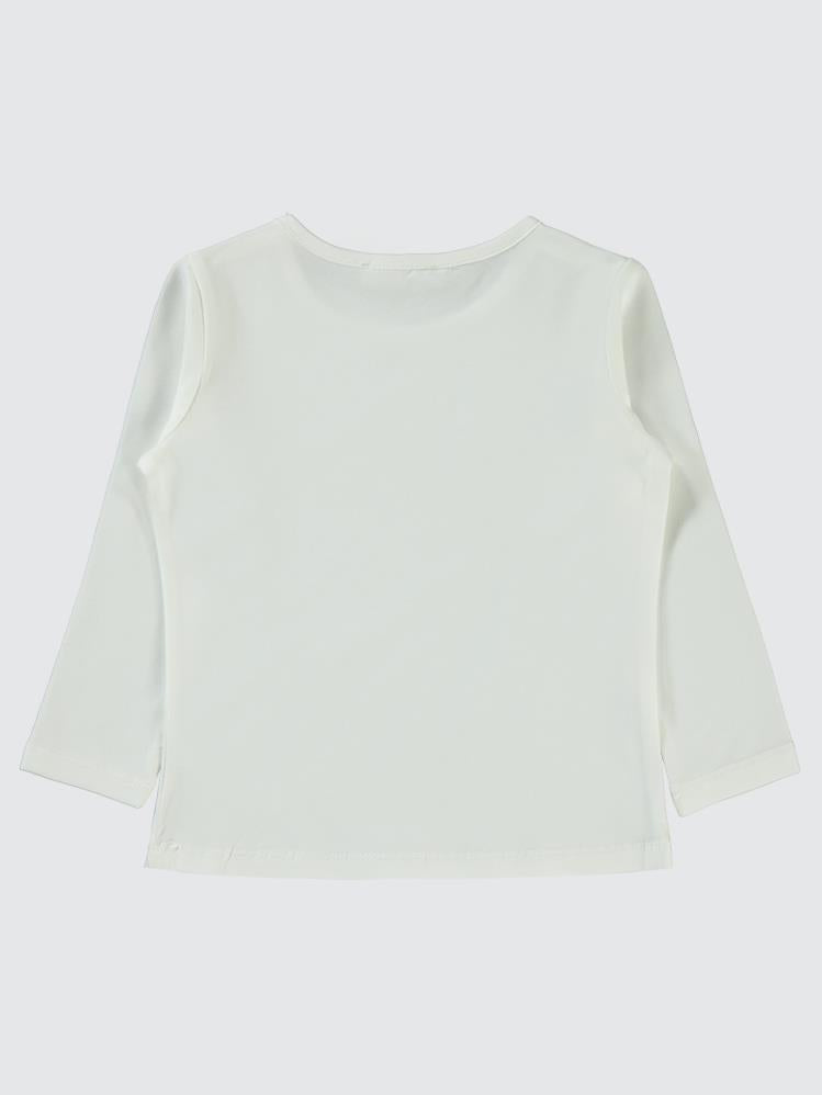Civil Girls Basic 2-5 Yaş Sweatshirt - Ekru