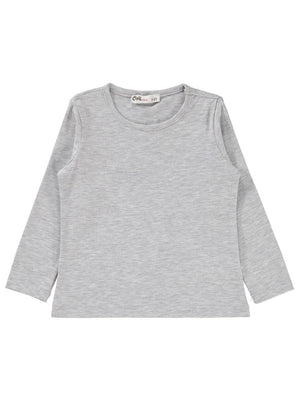 Civil Girls Basic 2-5 Yaş Sweatshirt - Gri