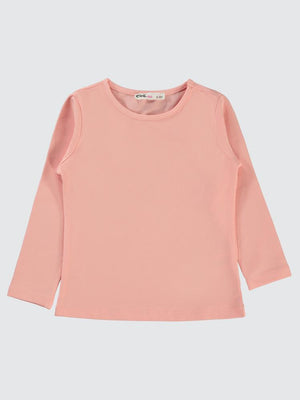 Civil Girls Basic 2-5 Yaş Sweatshirt - Pudra