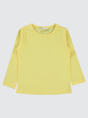 Civil Girls Basic 2-5 Yaş Sweatshirt - Sarı