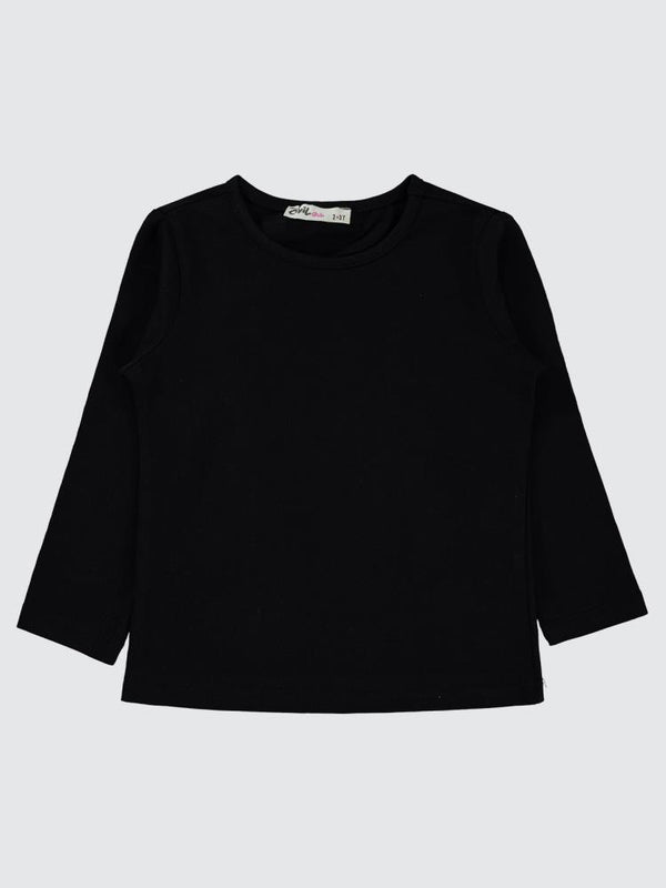 Civil Girls Basic 2-5 Yaş Sweatshirt - Siyah