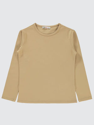 Civil Girls Basic 6-9 Yaş Sweatshirt - Bej