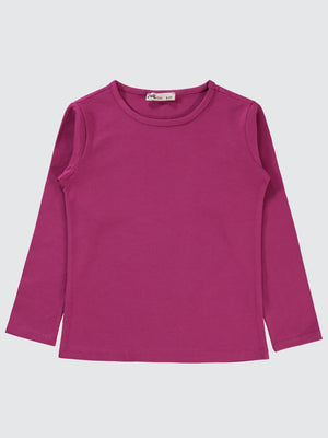 Civil Girls Basic 6-9 Yaş Sweatshirt - Fusya