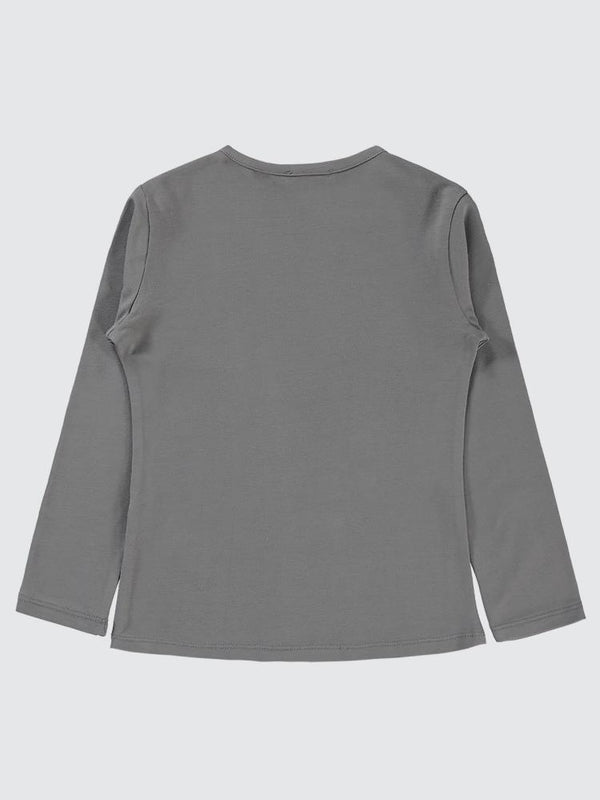 Civil Girls Basic 10-13 Yaş Sweatshirt - Gri