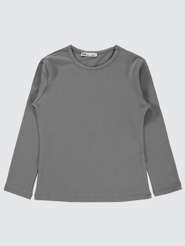 Civil Girls Basic 6-9 Yaş Sweatshirt - Gri