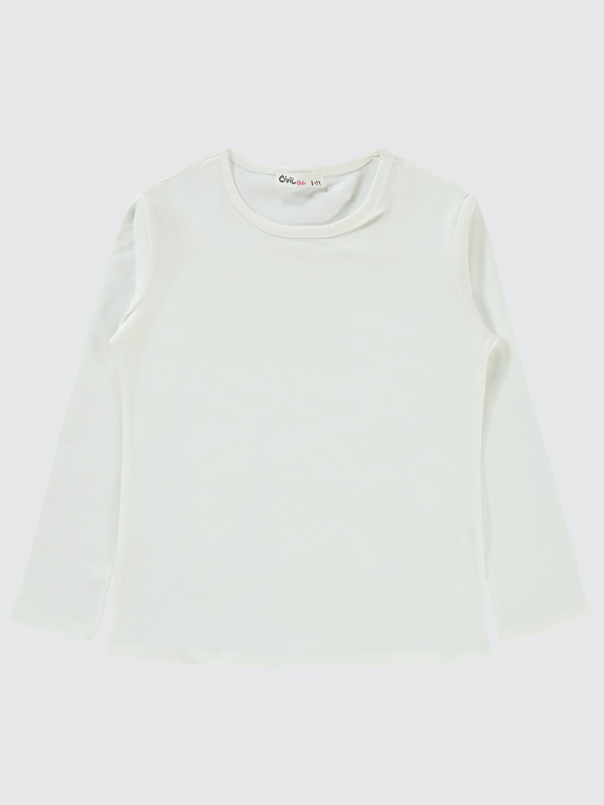Civil Girls Basic 10-13 Yaş Sweatshirt - Ekru