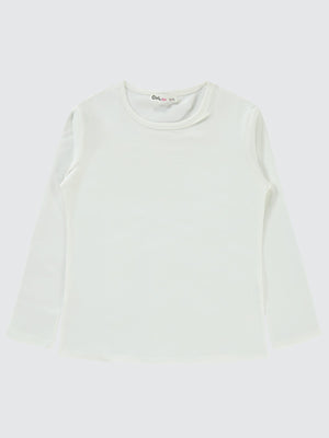 Civil Girls Basic 10-13 Yaş Sweatshirt - Ekru