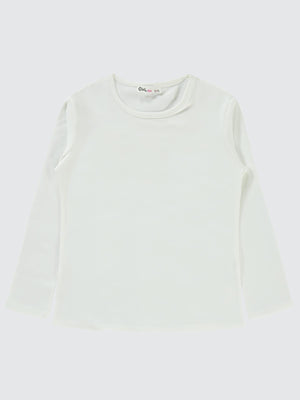Civil Girls Basic 10-13 Yaş Sweatshirt - Ekru