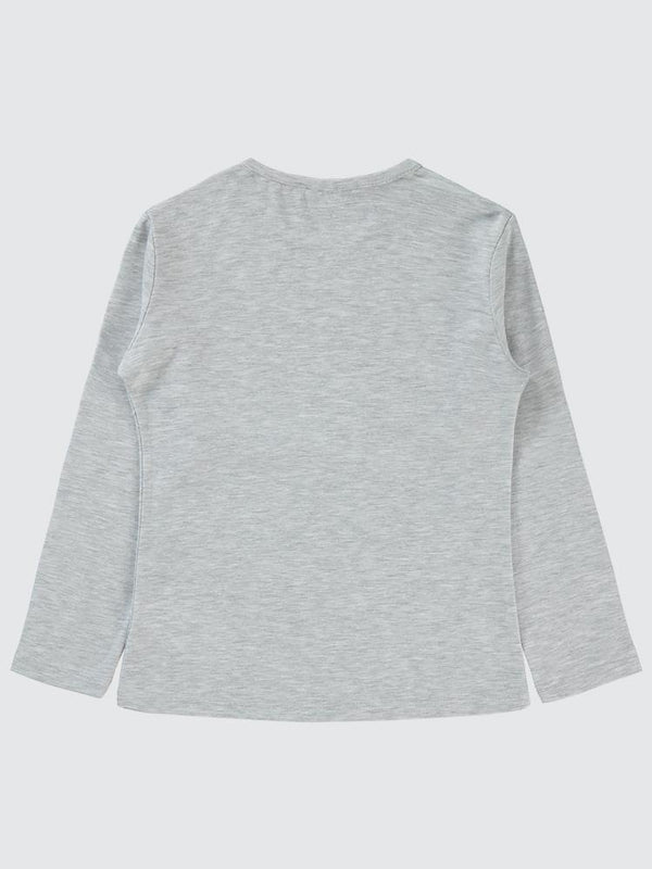 Civil Girls Basic 6-9 Yaş Sweatshirt - Gri