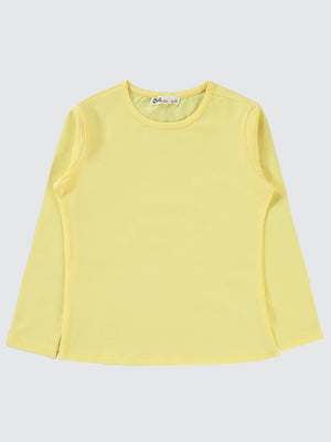 Civil Girls Basic 6-9 Yaş Sweatshirt - Sarı