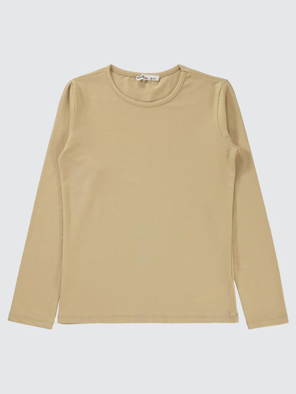 Civil Girls Basic 10-13 Yaş Sweatshirt - Bej