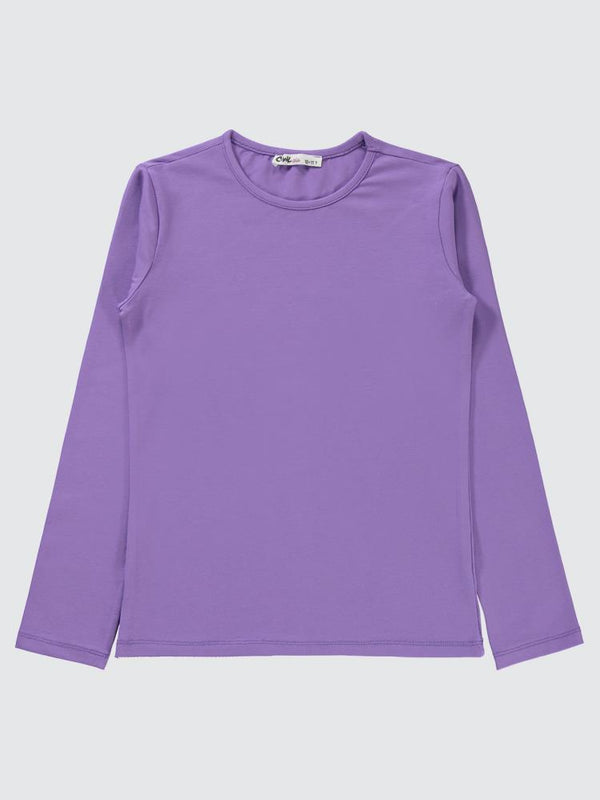 Civil Girls Basic 10-13 Yaş Sweatshirt - Lila