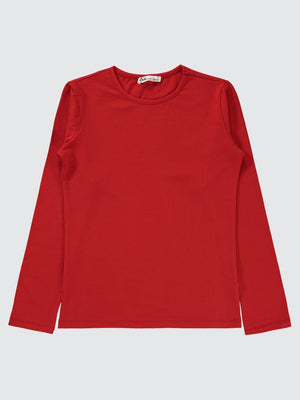 Civil Girls Basic 10-13 Yaş Sweatshirt - Kırmızı