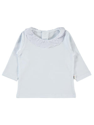 Civil Baby Dantel Yaka  6-18 Ay Sweatshirt - Beyaz