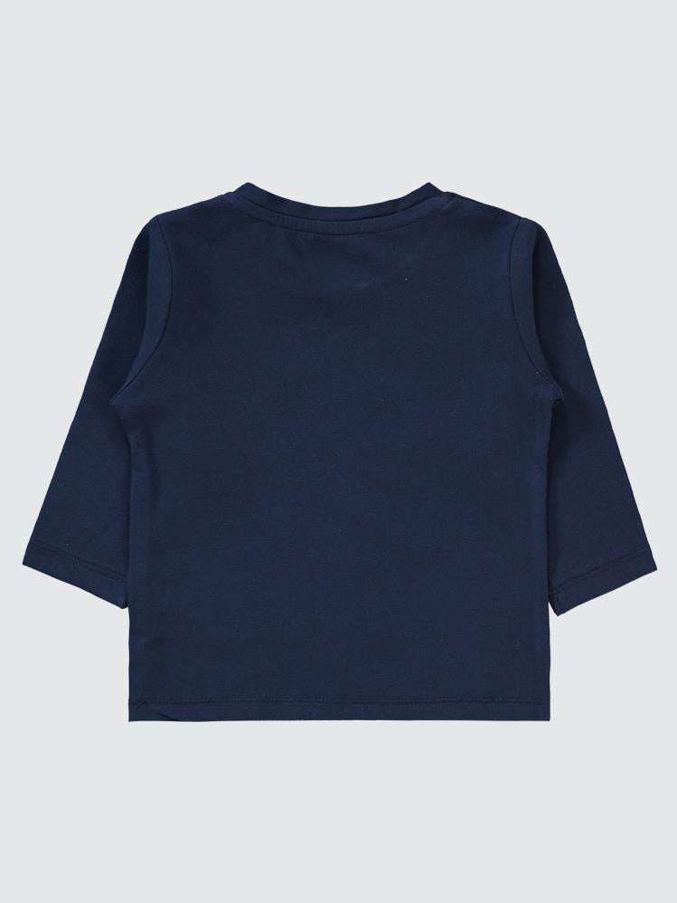 Civil Baby Dinozor Baskılı 6-18 Ay Sweatshirt - Lacivert