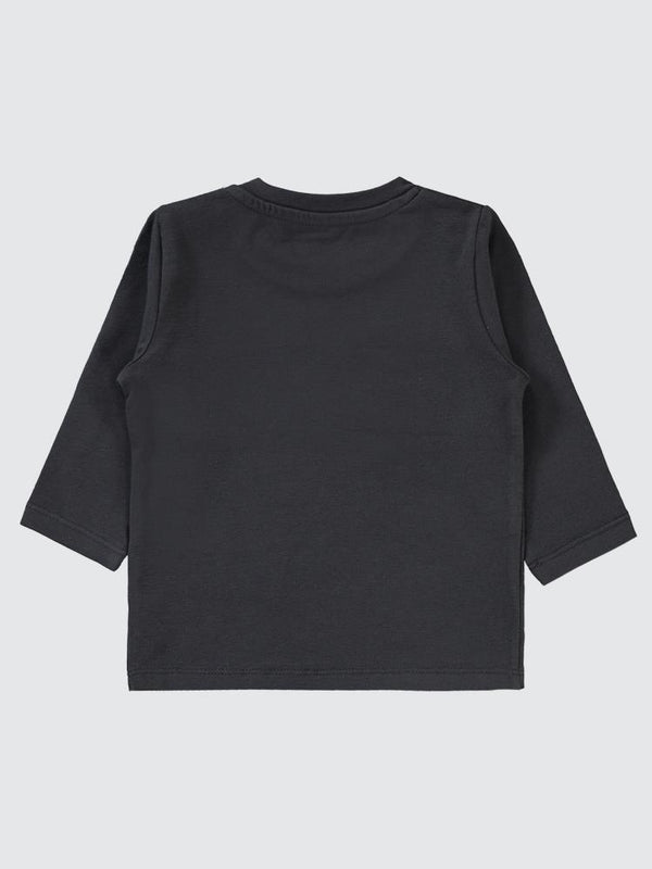 Civil Baby Basic Süs Etiketli 6-18 Ay Sweatshirt - Gri