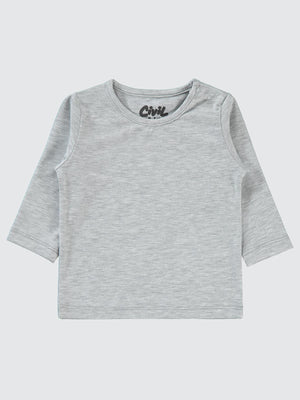 Civil Baby Basic 6-18 Ay Sweatshirt - Gri