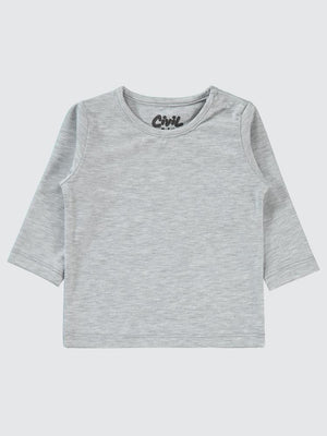 Civil Baby Basic 6-18 Ay Sweatshirt - Gri