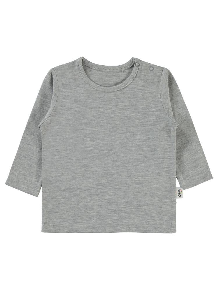 Civil Baby Basic 6-18 Ay Sweatshirt - Gri