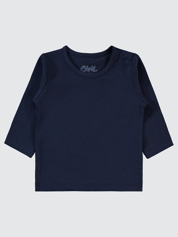 Civil Baby Basic 6-18 Ay Sweatshirt - Lacivert