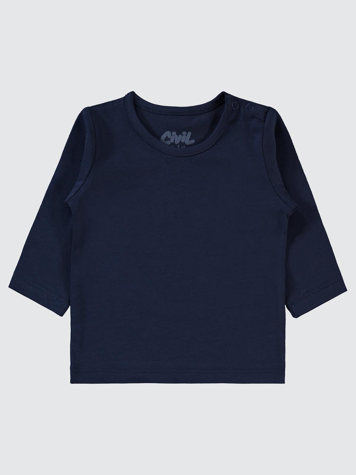 Civil Baby Basic 6-18 Ay Sweatshirt - Lacivert